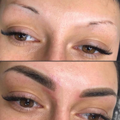 Before and After Eyebrow Tattoo Before and After Eyebrow Tattoo